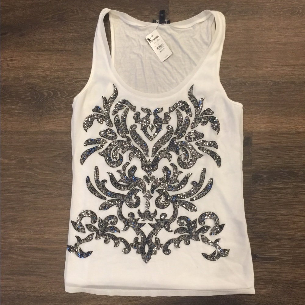 Express Tank Top White XS